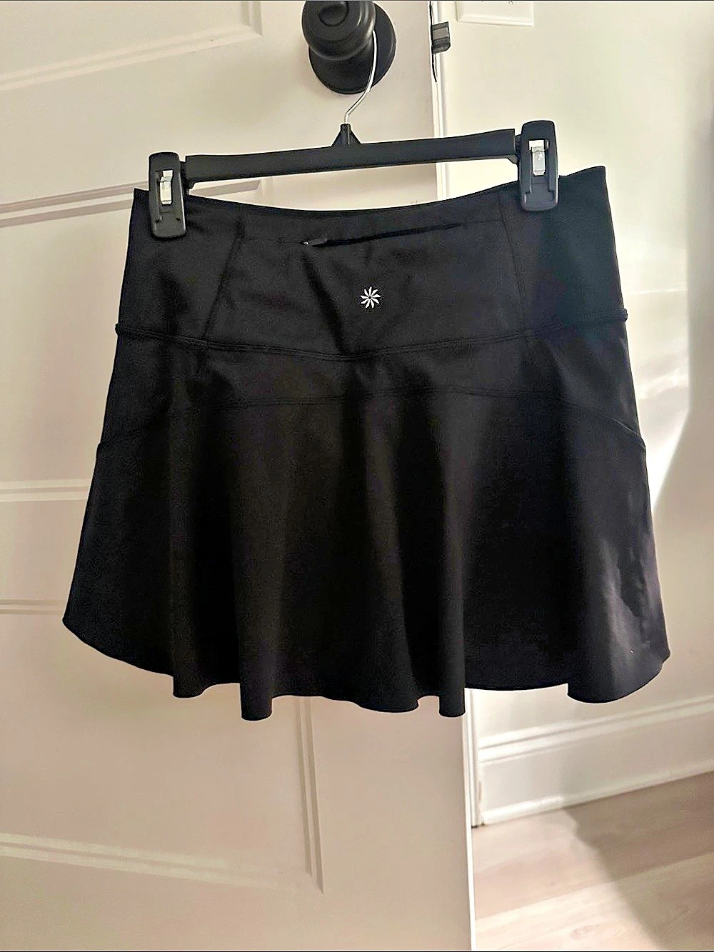 Athleta Ace Tennis Skort 13.5" in Black Small